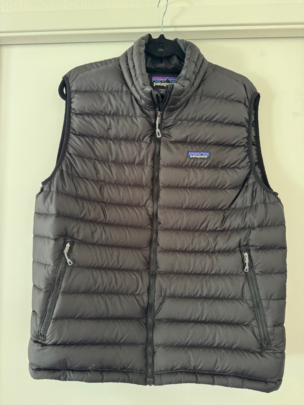 Patagonia Black Quilted Down Puffer Vest
